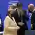 من اليمين.. رئيس مجلس الاتحاد الأوروبي شارل ميشيل ورئيس الوزراء الهولندي مارك روته والمستشارة الألمانية أنغيلا ميركل