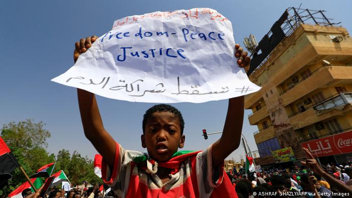 Krise in Sudan Demonstration Khartoum 