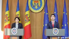  Natalia Gavrilita, Premierministerin der Republik Moldau. Als Copyright bitte: gov.md
Zugeliefert von Vitalie Calugareanu, DW-Korrespondent in Chisinau. 