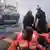 Migrants rescued by Sea Watch rescue vessel October 18, 2021