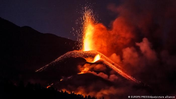 Spanien Vulkanausbruch auf Kanareninsel La Palma
