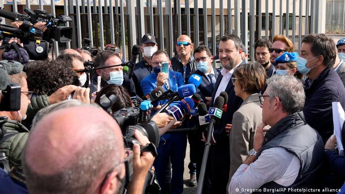 Italien Prozess gegen Matteo Salvini in Palermo