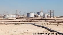 Petrochemical facilities in the desert 