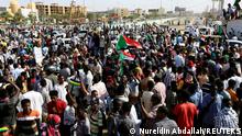 FILE PHOTO: Demonstrators protest against prospect of military rule in Khartoum, Sudan October 21, 2021. REUTERS/Mohamed Nureldin Abdallah/File Photo