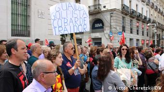Митинг Подемос в Мадриде в поддержку венесуэльского режима, лето 2021 года