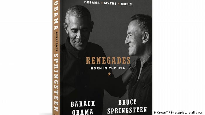 Cover of a new book by Obama and Springsteen