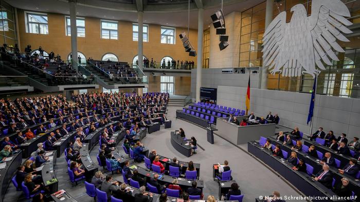 La sesión constituyente del Bundestag. (26.10.2021).