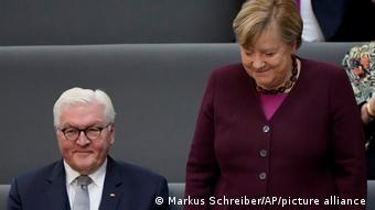 Steinmeier ve Merkel 
