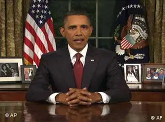 美国总统奥巴马8月31日发表全国电视讲话