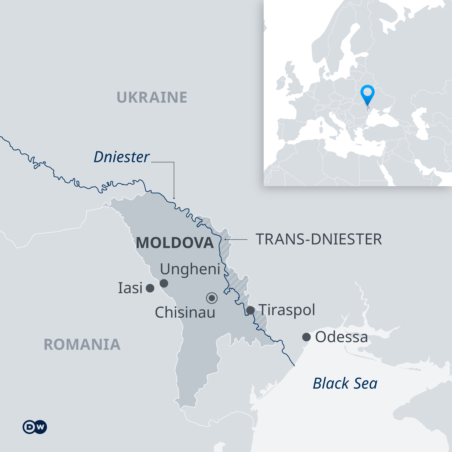 Map of Moldova