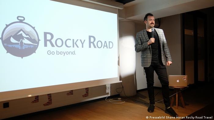 Shane Horan, founder of Berlin-based company, Rocky Road Travel. 