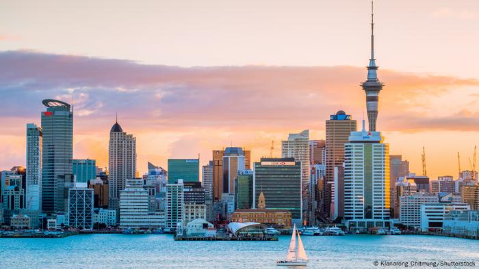 View of the cityscape of Auckland, New Zealand