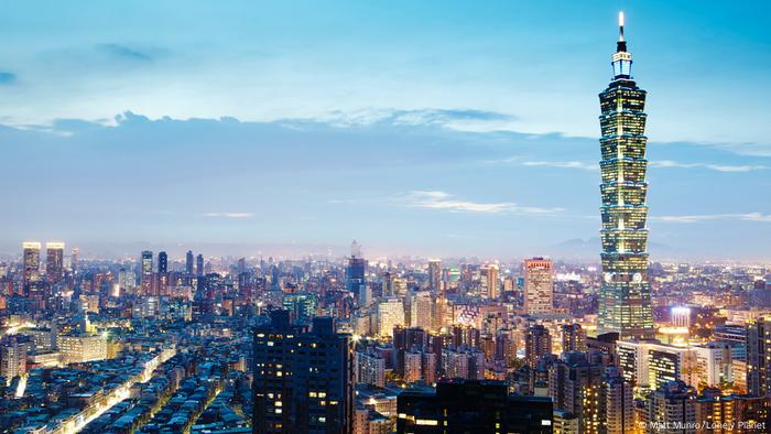 unbiased news Arieal view of the cityscape of Taipei, Taiwan at night