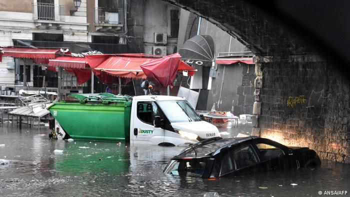 Inundaciones en Catania, Sicilia. (27.10.2021).