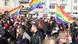 Demonstration für LGBTQ-Rechte in Polen Bialystok Demonstration für LGBTQ-Rechte in Polen Bialystok