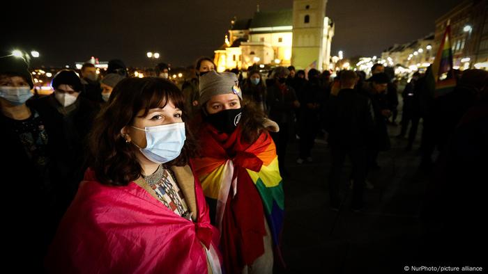 Demonstration für LGBT-Rechte in Warschau Demonstration für LGBT-Rechte in Warschau