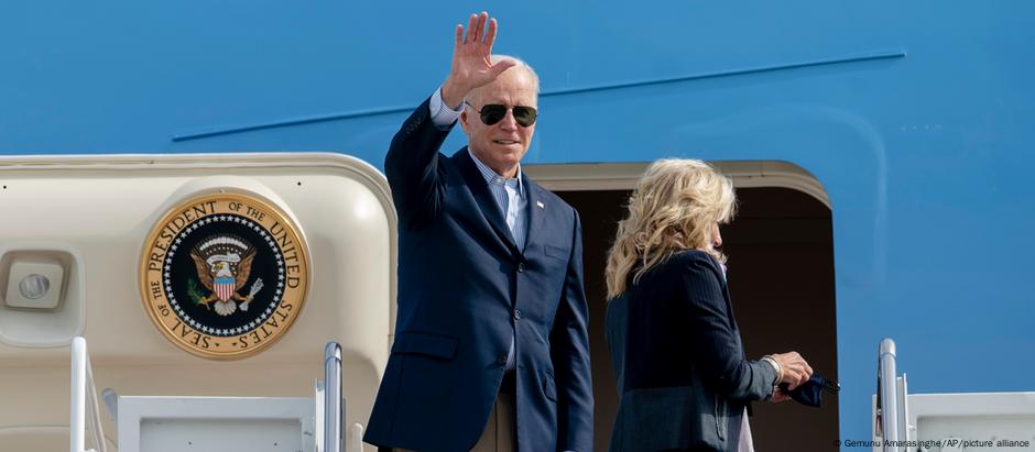 Esta é a segunda turnê internacional de Biden desde que assumiu o cargo em janeiro