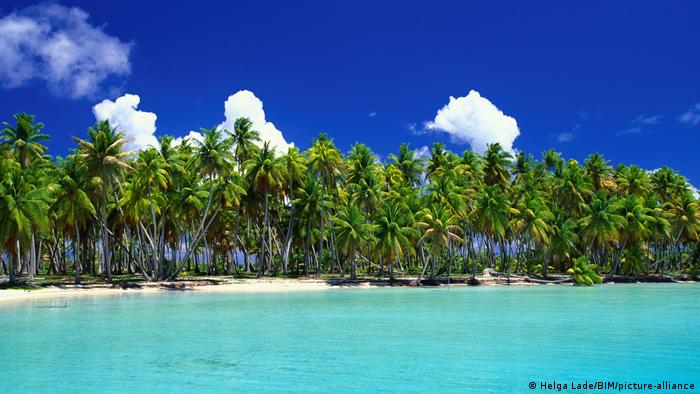 Paisaje de la isla de Tonga.