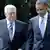 Rais Barack Obama wa Marekani na Mahmoud Abbas wa Palestina