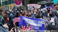 COP26: Greta Thunberg joins boisterous London protest