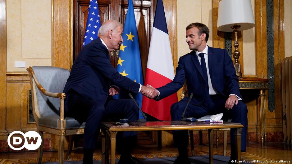 Biden et Macron règlent le différend sous-marin Monde actuel |  DW