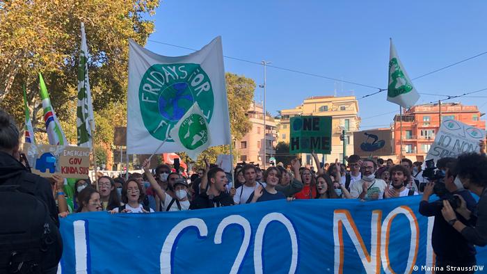 G20 Gipfel in Rom | Klimaproteste