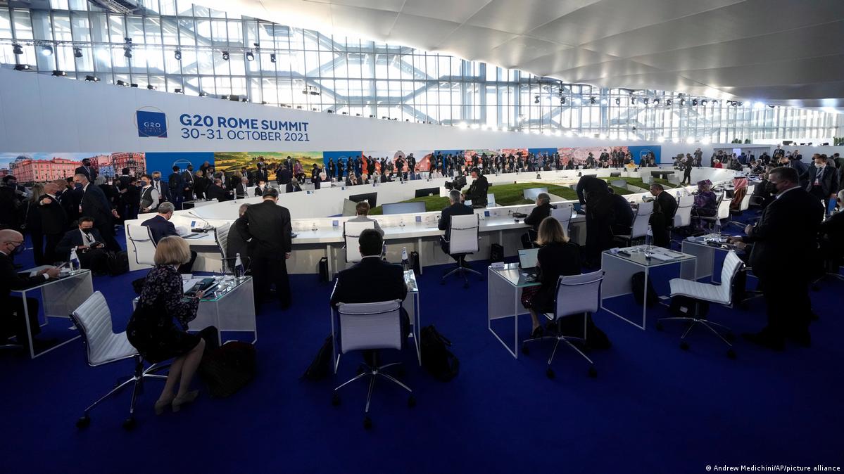 G20 Roma Screen G20: Climate crisis, COVID lead Rome talks