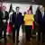 Премьер-министр Великобритании Борис Джонсон, президент Франции Эмманюэль Макрон, и. о. канцлера Германии Ангела Меркель и президент США Джо Байден на саммите G20 в Риме, 30 октября 2021 года