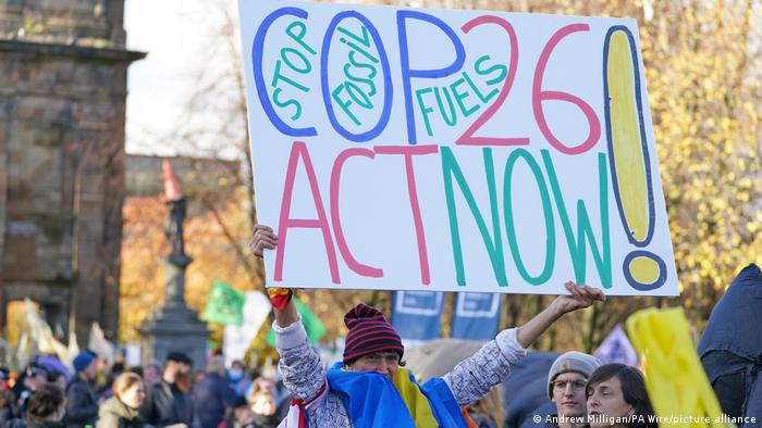 UK Glasgow | Protest vor COP26