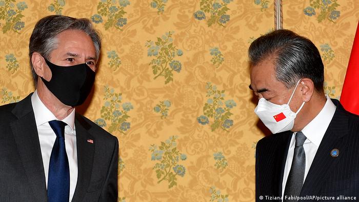 Erst Ende Oktober - beim G20-Gipfel in Rom - hatten sich die Außenminister Blinken und Wang persönlich getroffen 
