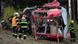 Rescuers work on a scene of a fallen funicular cab under the Jested Mountain in Liberec, Czech Republic Rescuers work on a scene of a fallen funicular cab under the Jested Mountain in Liberec, Czech Republic