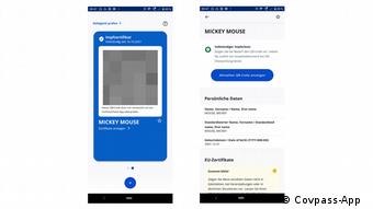 Covpass-App | Screenshots