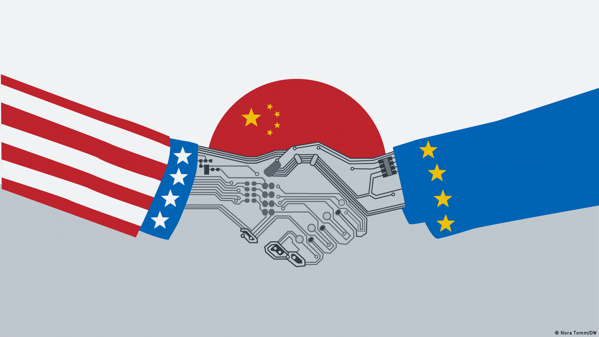 Wary Of China Us And Eu Forge Alliance On Technology Dw 09 28 21