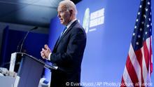 President Joe Biden speaks during a news conference at the COP26 U.N. Climate Summit, Tuesday, Nov. 2, 2021, in Glasgow, Scotland. (AP Photo/Evan Vucci)