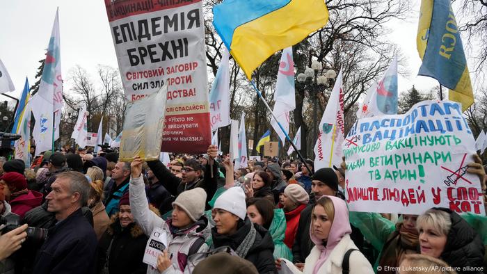 На мітингу антивакцинаторів у Києві