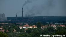 This pictures shows Brikel power station near Galabovo.
To avoid paying for carbon emissions, the Brikel power plant near Galabovo has been burning trash and biomass like hay without the proper filters. Pollution from burning waste like sulfur dioxide (SO2), nitrogen dioxide (NO2) and fine particulate can cause serious lung damage.