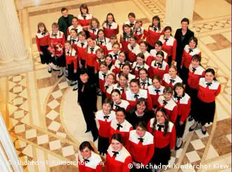 来自基辅的儿童合唱团参加贝多芬音乐节