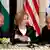 سران فلسطین و اسرائیل و هیلاری کلینتون، وزیر خارجه آمریکا در مذاکرات مستقیم صلح در واشنگتن
