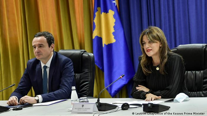 Kosovo | Premierminister Albin Kurti und Justizministerin Albulena Haxhiu