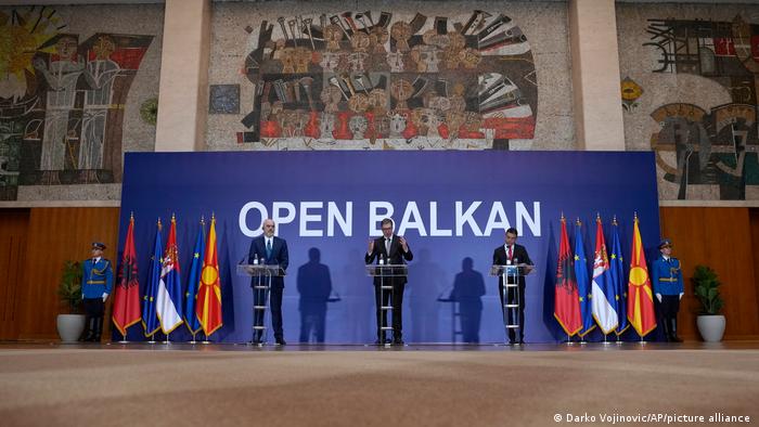 Serbien Balkan Gipfel in Belgrad l Präsident Vucic, Premierminister Rama, Premierminister Dimitrov