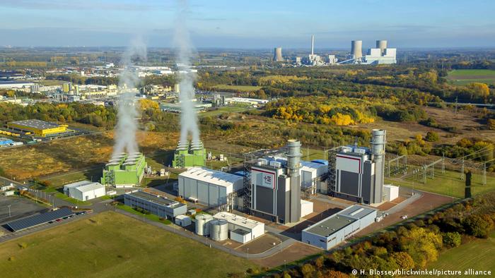 Coal and gas power plants in Hamm, Germany