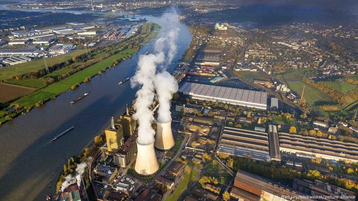 Gas power plant in Duisburg-Huckingen, Germany