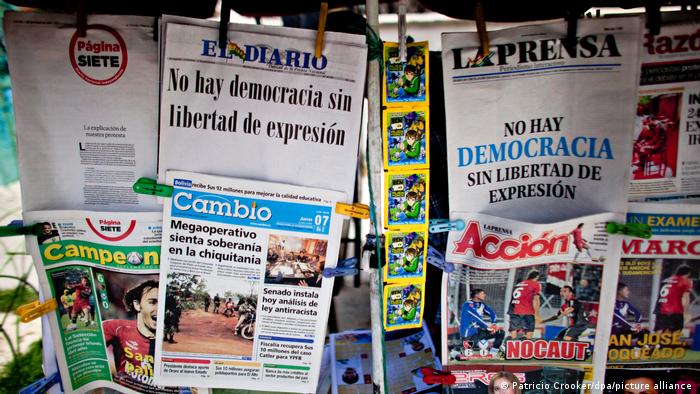 Symbolbild I Pressefreiheit in Bolivien