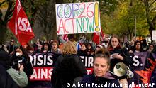  COP26: Hoffnung und Frust bei Protesten in Glasgow