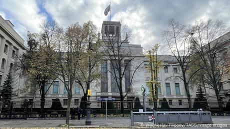 The Russian embassy in Berlin is protesting