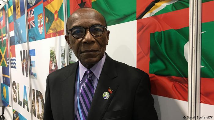 Molwyn Joseph, ministro de Salud, Bienestar y Medio Ambiente de Antigua y Barbuda 