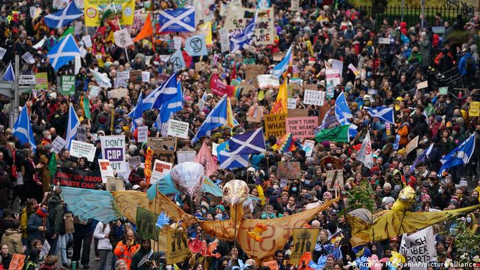England Glasgow | Klimademonstration