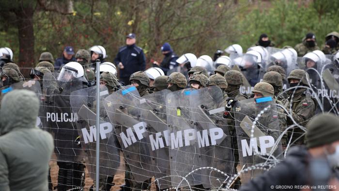 Belarus Polen Grenze Migration 