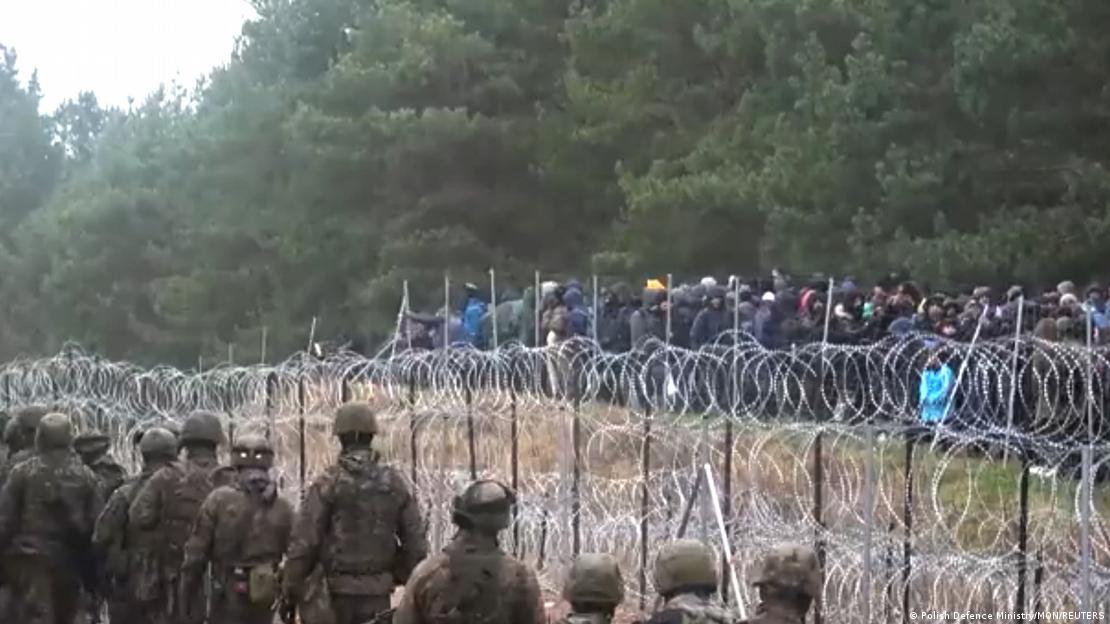 Migranti na granici Poljske i Bjelorusije  