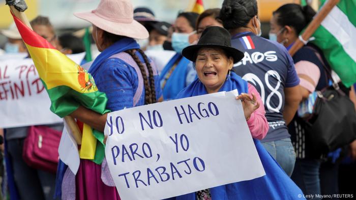 Bolivien Antiregierungsproteste 